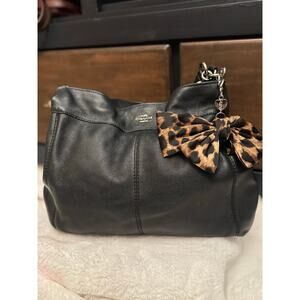 Vintage Coach Lexie Black Leather Crossbody